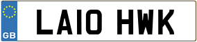 Truck License Plate